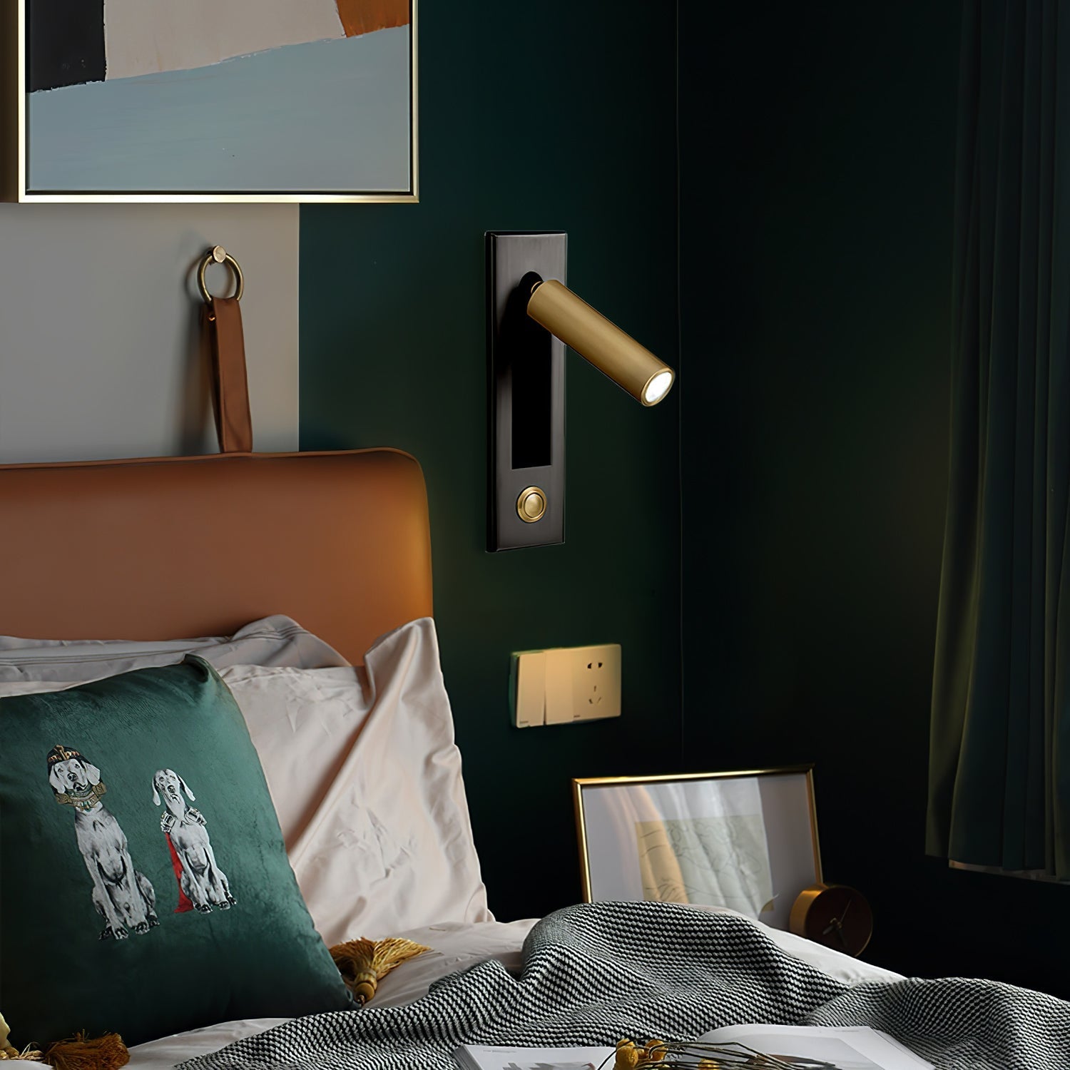 Modern Minimalist Embedded Aluminum LED Wall Sconce 1-Light