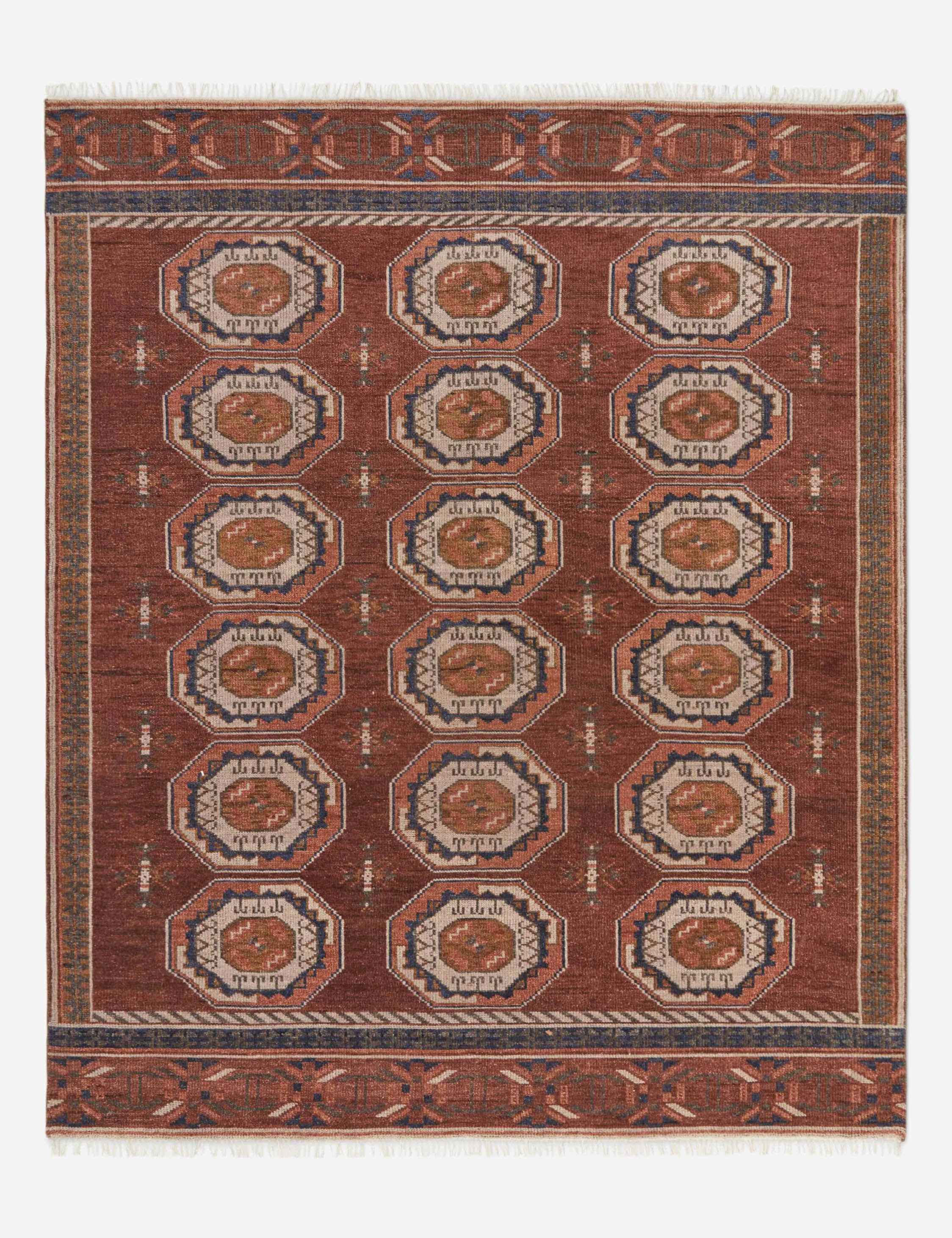 Elysian Hand-Knotted Wool Rug | Traditional Motifs, Artisan-Made