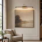 Dual-Arch LED Picture Wall Sconce — Brass