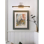 Dual-Arch LED Picture Wall Sconce — Brass