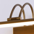 Dual-Arch LED Picture Wall Sconce — Brass