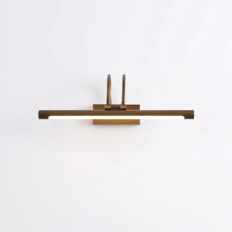 Dual-Arch LED Picture Wall Sconce — Brass
