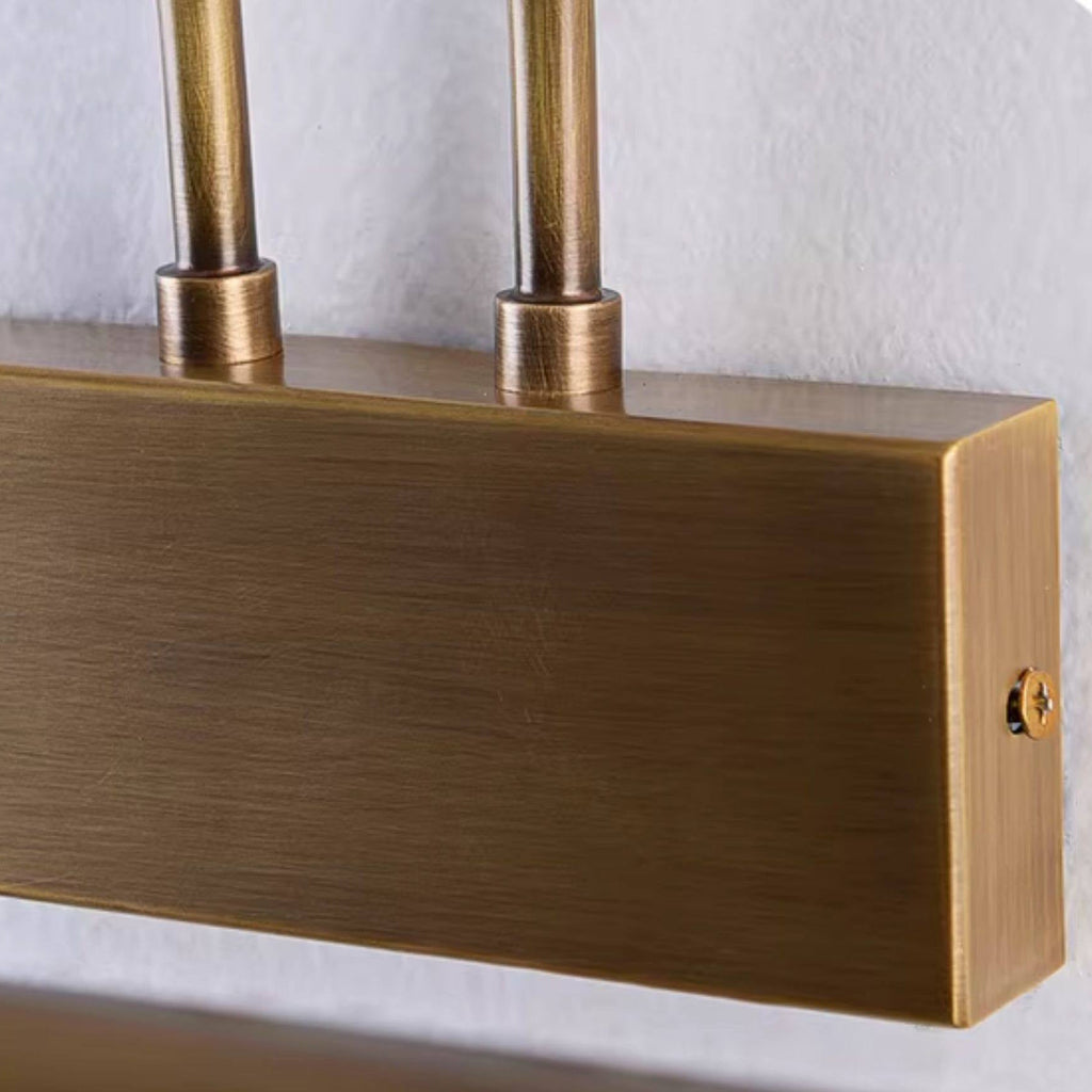 Dual-Arch LED Picture Wall Sconce — Brass