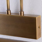Dual-Arch LED Picture Wall Sconce — Brass