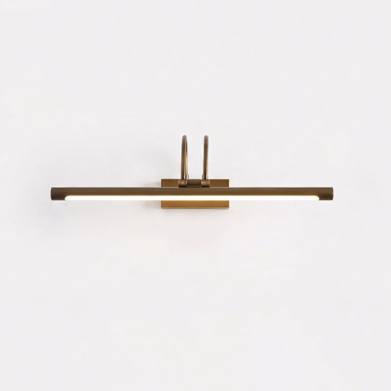 Dual-Arch LED Picture Wall Sconce — Brass