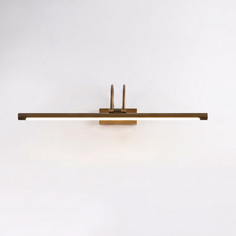 Dual-Arch LED Picture Wall Sconce — Brass