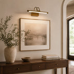 Dual-Arch LED Picture Wall Sconce — Brass