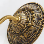 Fluted Melon-Glass Gooseneck Wall Sconce