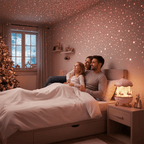 Enchanted Star Projector Night Light with Image Templates, Adjustable Brightness, 360° Rotation, and Built-in Music Function