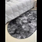 RelaxNest: Oval Colorful Plush Carpet – Durable & Easy to Care for Living Areas