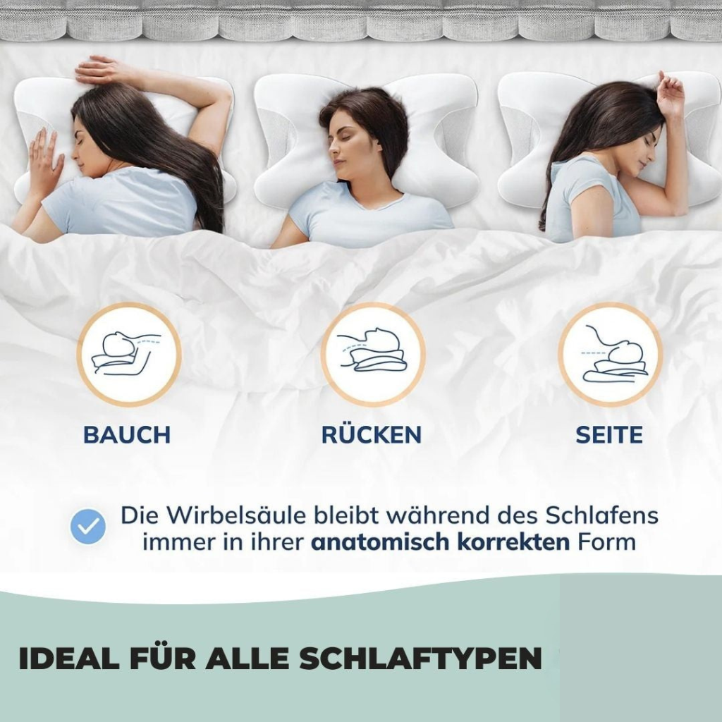 ErgoSleep: Orthopedic Neck Pillow – Ergonomic & Comfortable for a Healthy Sleeping Position