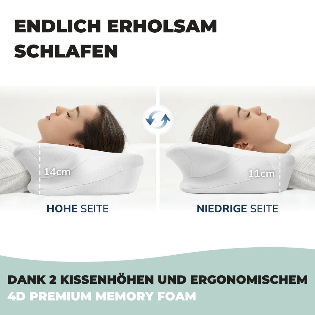 ErgoSleep: Orthopedic Neck Pillow – Ergonomic & Comfortable for a Healthy Sleeping Position