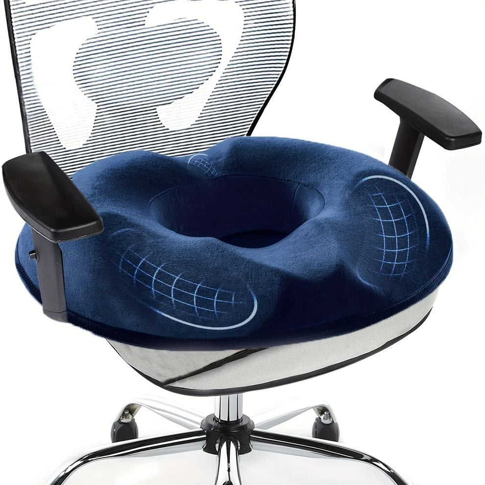 Chair Cushion Donut Memory Foam Polyurethane Ergonomic Seat Support Cushion