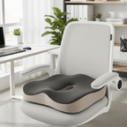 Memory Foam Seat Cushion Contoured Non Slip Washable Cover