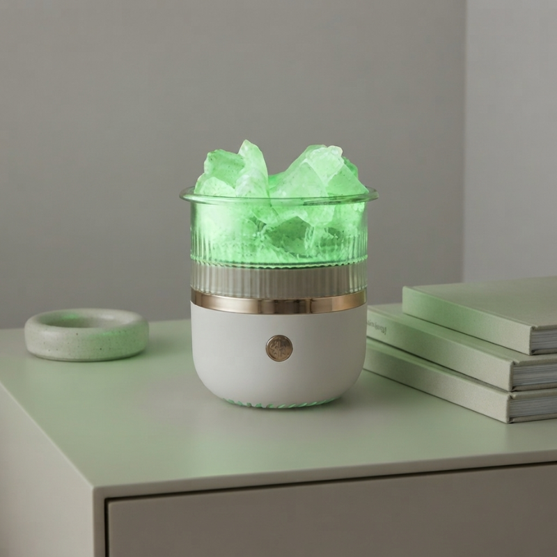 Essential Oil Diffuser USB Type C LED Salt Lamp Style