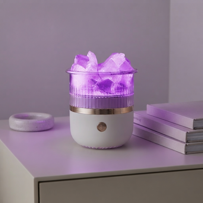 Essential Oil Diffuser USB Type C LED Salt Lamp Style