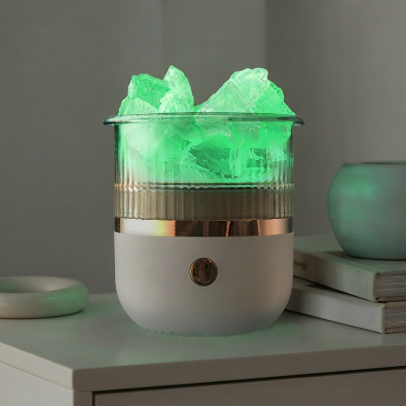 Essential Oil Diffuser USB Type C LED Salt Lamp Style