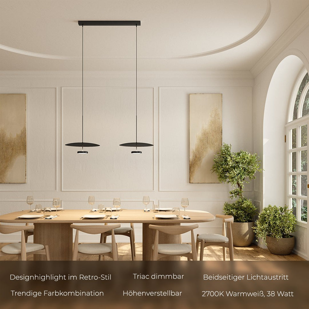Aura LED Ceiling Light | Retro Design, Dimmable
