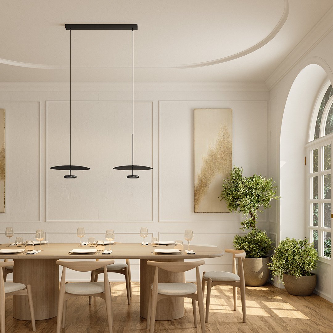 Aura LED Ceiling Light | Retro Design, Dimmable