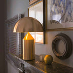 Juno Mushroom Tafellamp | Metaal & Glas, E27 Fitting