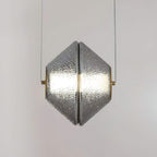 Tinted Glass Dome Pendant Light — Gold Fitting