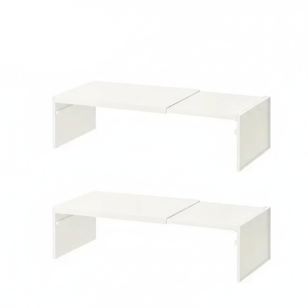Expandable Kitchen Organizer Adjustable Multi Layer ABS Storage Rack