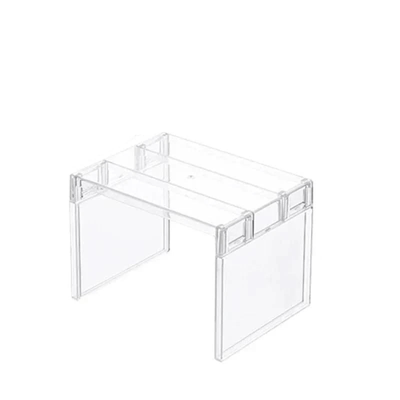 Expandable Kitchen Organizer Adjustable Multi Layer ABS Storage Rack