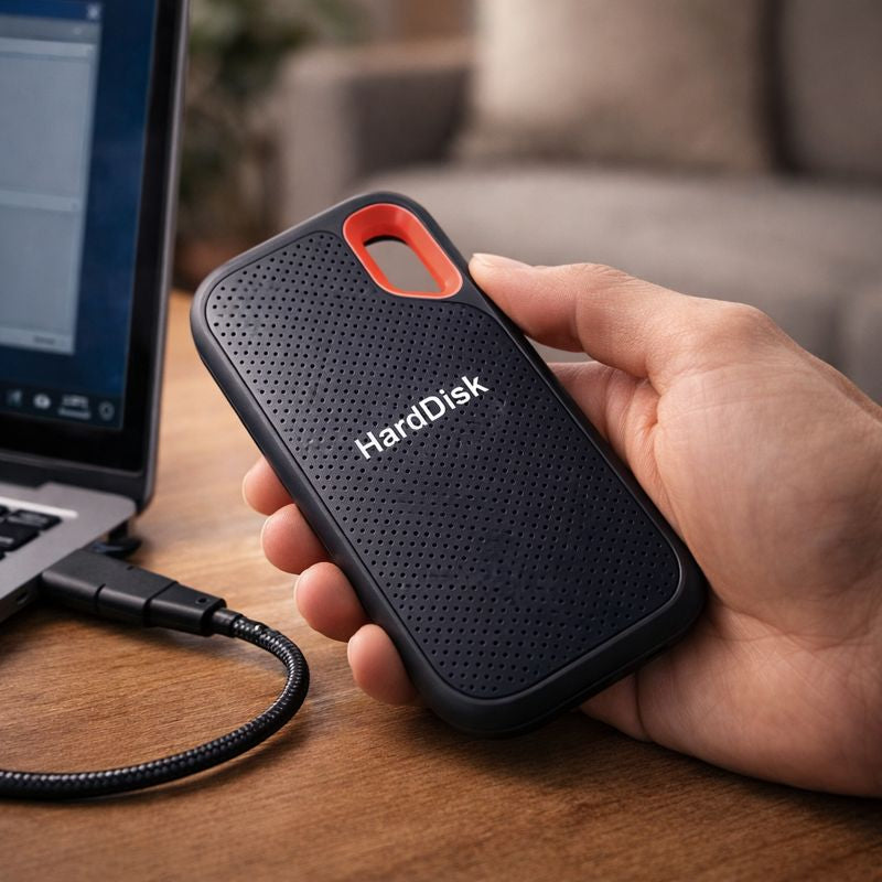 External Hard Drive - High-Speed Portable Storage for Backup