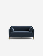 Fiora Sofa | Vintage Olive Velvet, Curved Legs