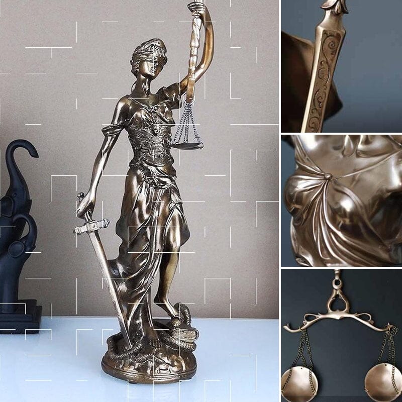 Justevara - Lady Justice Decorative Sculpture