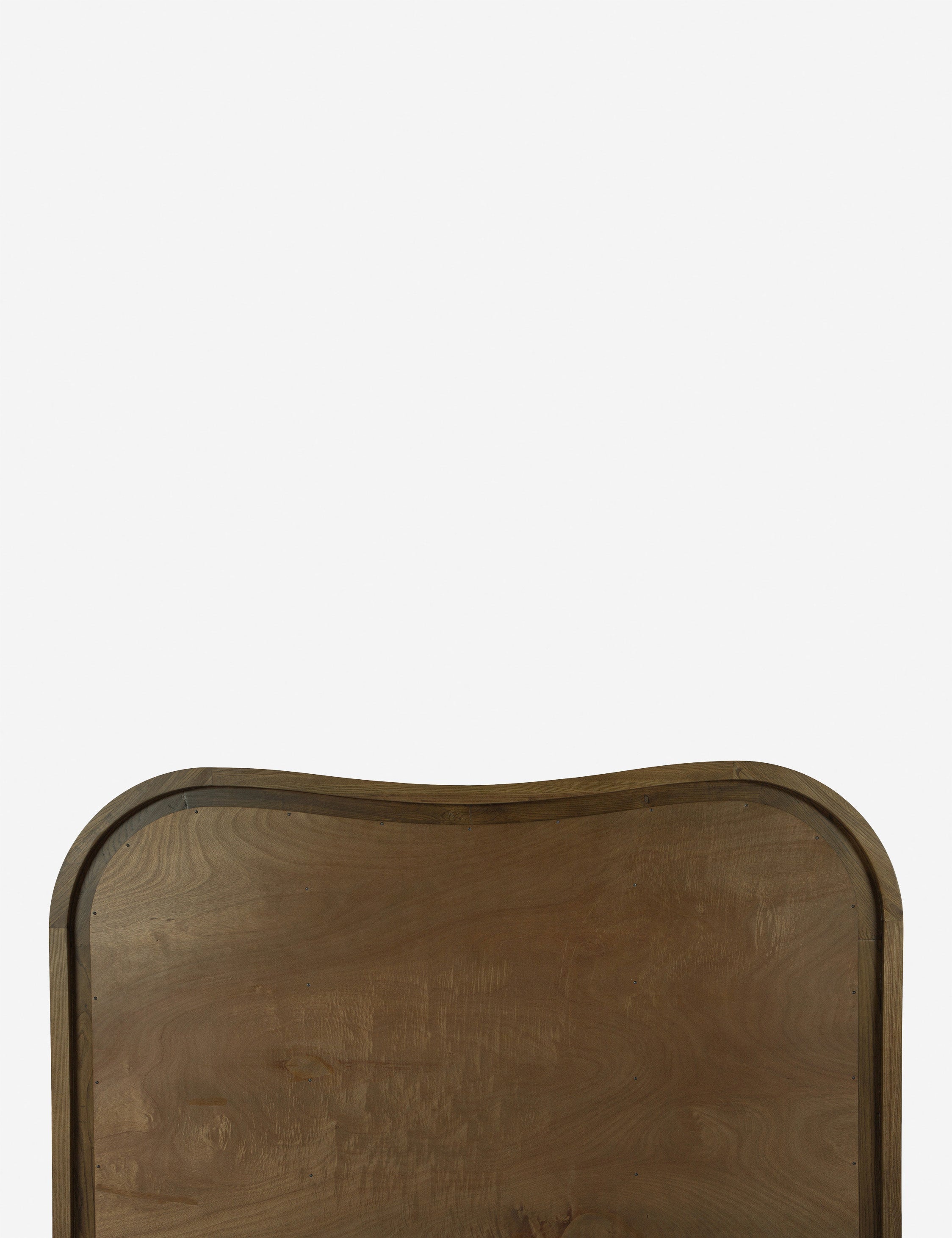 Gavril Platform Bed | Solid Ash Border, Upholstered Headboard