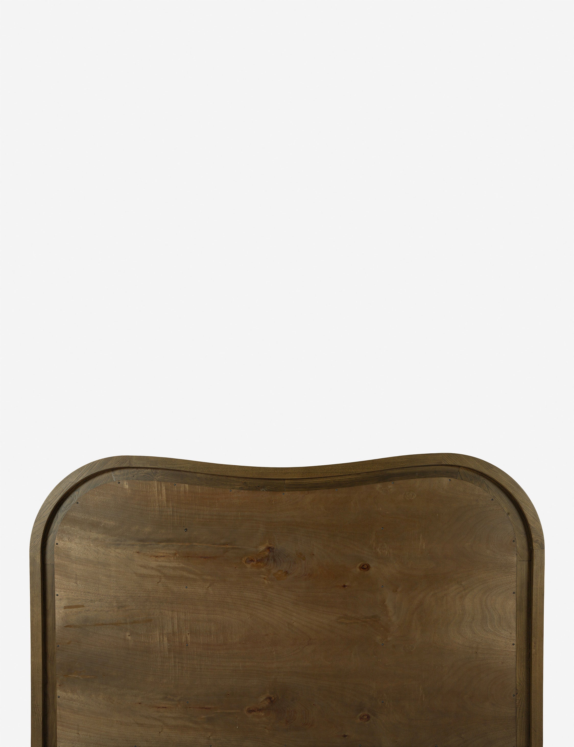 Gavril Platform Bed | Solid Ash Border, Upholstered Headboard