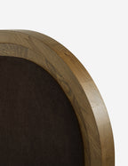 Gavril Platform Bed | Solid Ash Border, Upholstered Headboard