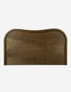 Gavril Platform Bed | Solid Ash Border, Upholstered Headboard