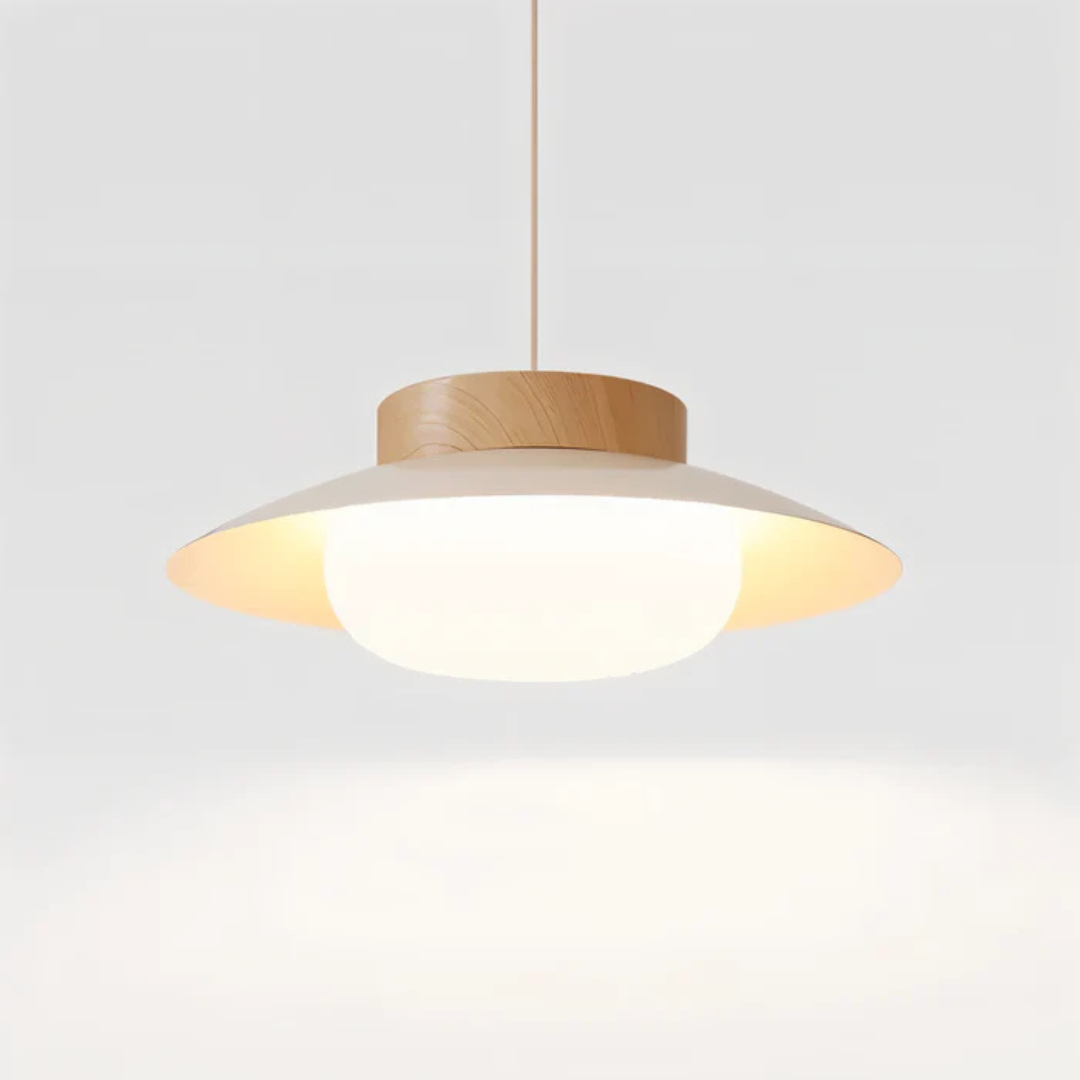 Fulgeo - Scandinavian Design Hanging Lamp for the Dining Table in Cream