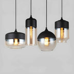 Kairo Hanglamp | Moderne Glazen Verlichting, Zwart, E27 Fitting
