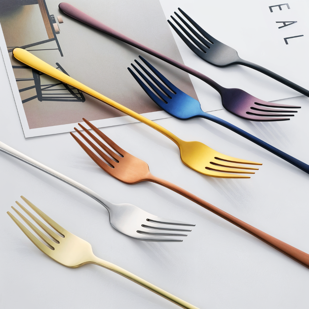Fiorenzo – Stainless Steel Fork Set 4 Of 6 Pieces