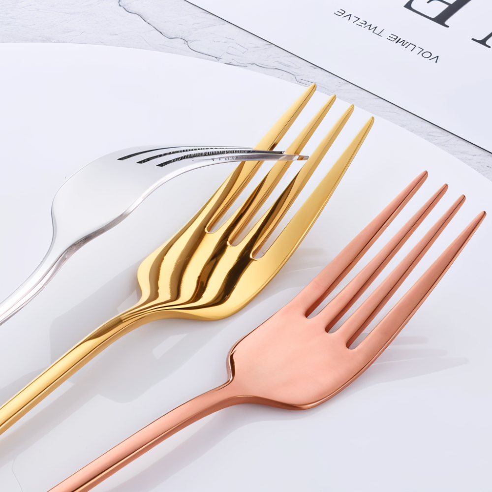 Fiorenzo – Stainless Steel Fork Set 4 Of 6 Pieces