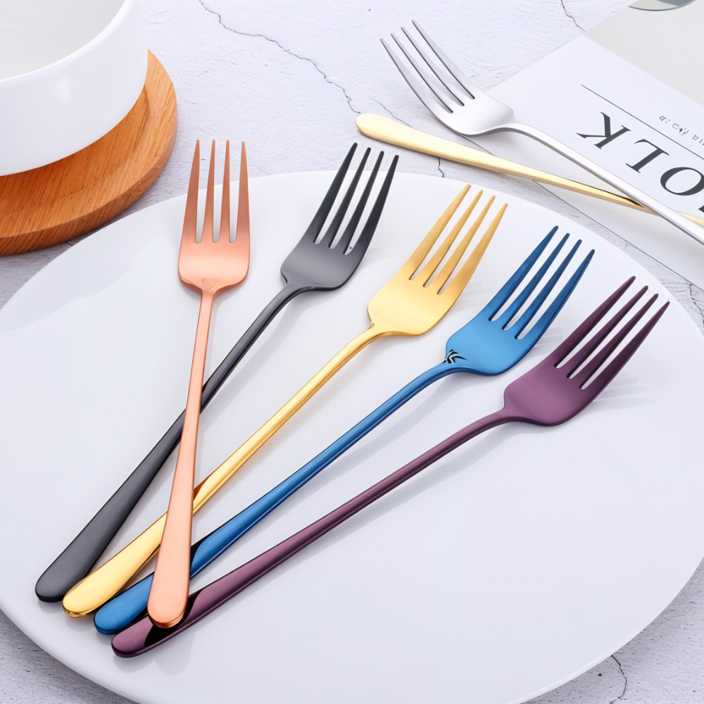 Fiorenzo – Stainless Steel Fork Set 4 Of 6 Pieces