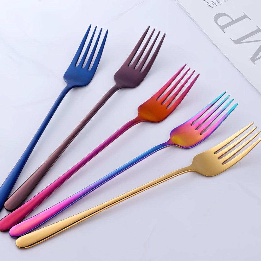 Fiorenzo – Stainless Steel Fork Set 4 Of 6 Pieces