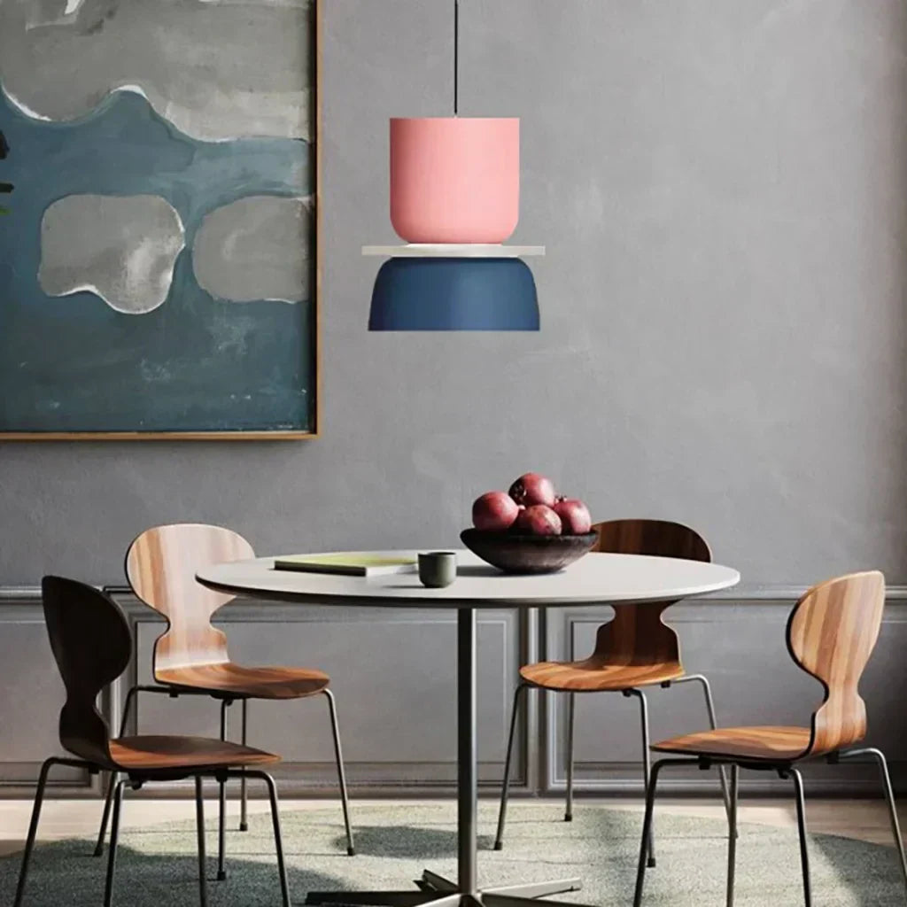 FarbAura: Pendant Lamp in Nordic Style – Designer LED Hanging Lamp for Interiors