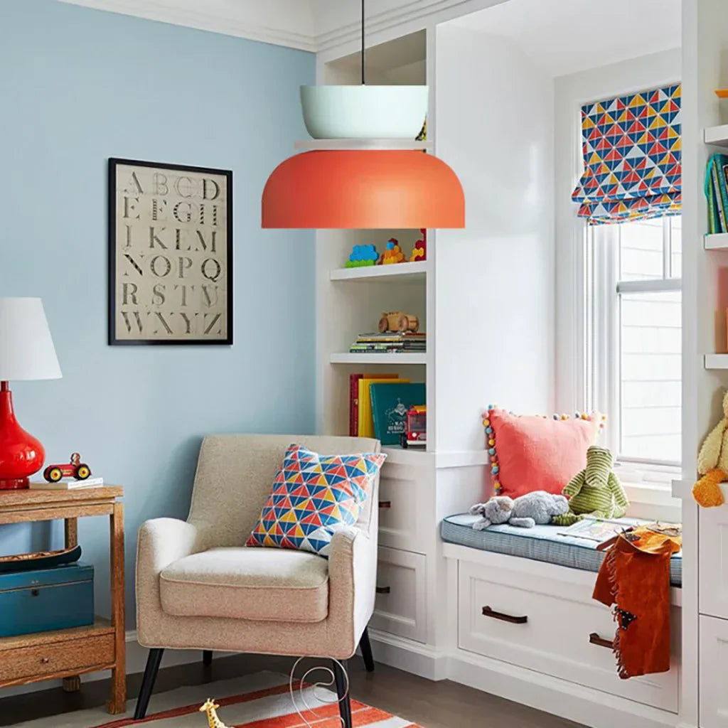 FarbAura: Pendant Lamp in Nordic Style – Designer LED Hanging Lamp for Interiors