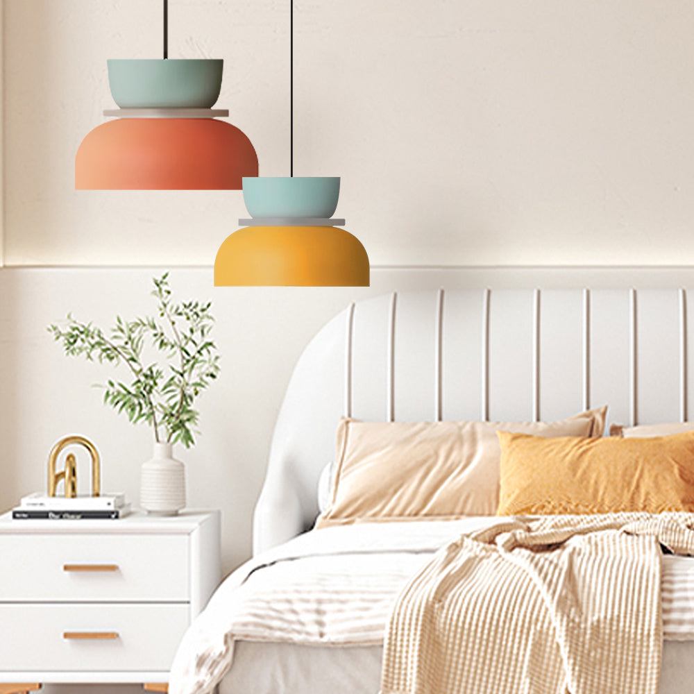 FarbAura: Pendant Lamp in Nordic Style – Designer LED Hanging Lamp for Interiors