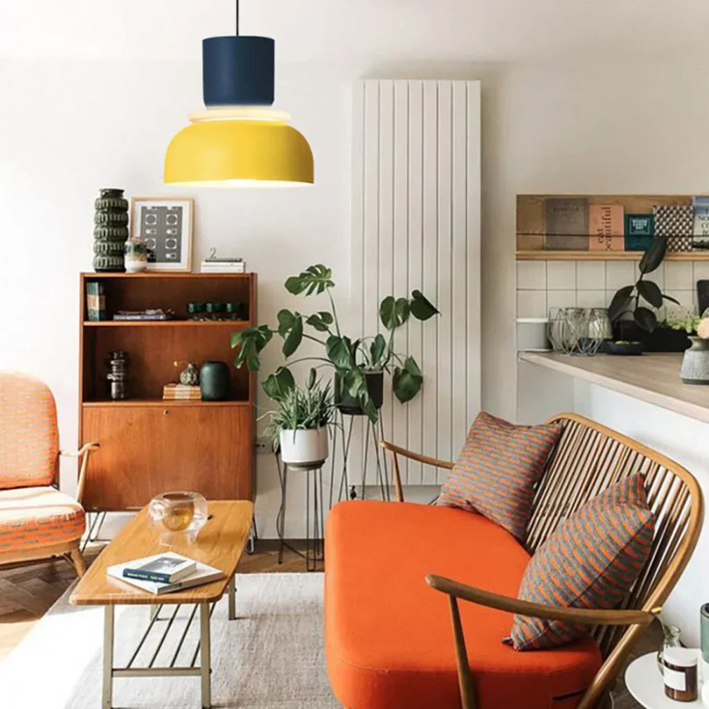 FarbAura: Pendant Lamp in Nordic Style – Designer LED Hanging Lamp for Interiors