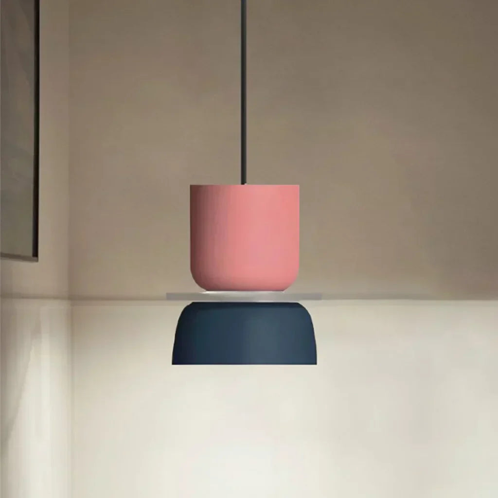 FarbAura: Pendant Lamp in Nordic Style – Designer LED Hanging Lamp for Interiors