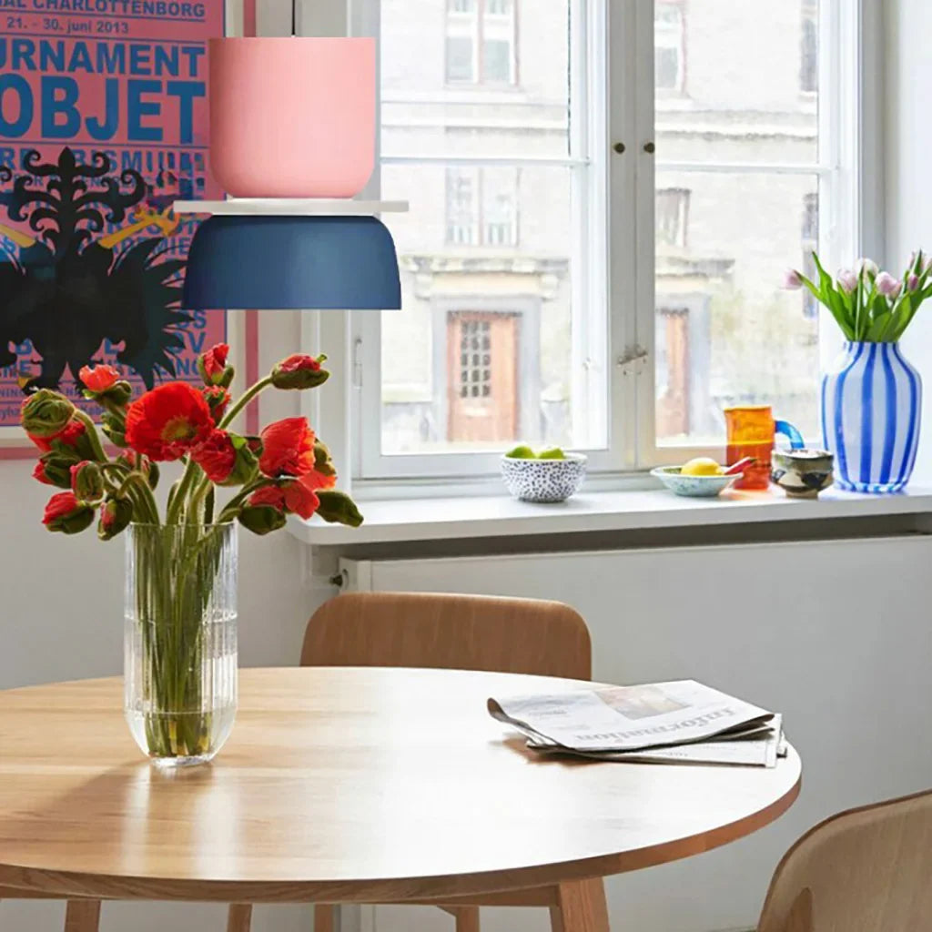 FarbAura: Pendant Lamp in Nordic Style – Designer LED Hanging Lamp for Interiors