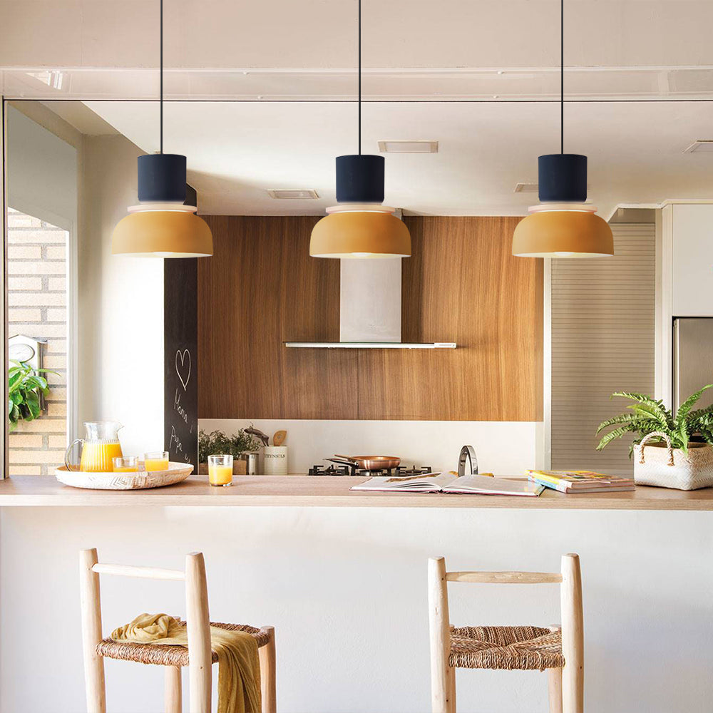 FarbAura: Pendant Lamp in Nordic Style – Designer LED Hanging Lamp for Interiors
