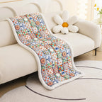 ColorOasis: Sofa Cover in Boho Style with Extra Thick Quilted Pattern & Easy-Care Protection – for Couch & Lounge