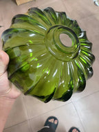Tulip-Shaped Glass Pendant Light — Multicolor