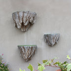 RockArt: Wall Shelves Resin – robust, unique & hanging in natural design for indoor & outdoor areas